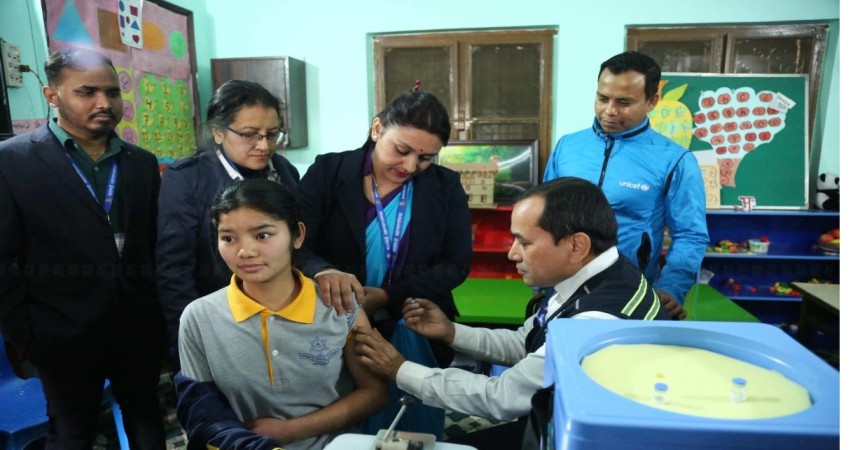 पाठेघरको मुखको क्यान्सर विरूद्ध निशुल्क खोप शुरु:  फागुन ६ गते सम्म सन्चालन हुने