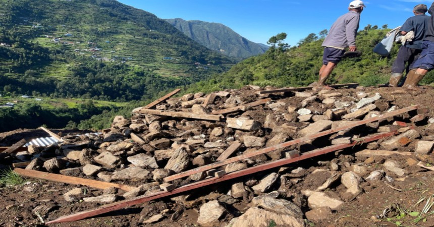 दोरम्बा पहिरोमा  मृत्यु हुनेको संख्या ८ पुग्यो